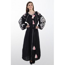 Boho Style Ukrainian Embroidered Dress "Glo" 4